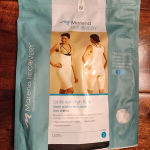 Marena Recovery Girdle with High-Back – Cream (Step 2)